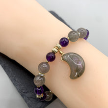 Load image into Gallery viewer, Purple Labradorite 14k Gold Filled Bracelet
