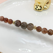 Load image into Gallery viewer, Black Super Seven 14k Gold Filled Bracelet