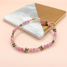 Load image into Gallery viewer, Pink Tourmaline 14k Gold Filled Bracelet