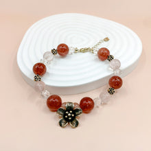 Load image into Gallery viewer, Strawberry Quartz S925 Sterling Bracelet