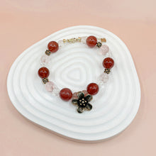 Load image into Gallery viewer, Strawberry Quartz S925 Sterling Bracelet
