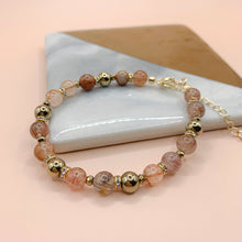 Load image into Gallery viewer, Rutilated Quartz 14k Gold Filled Bracelet