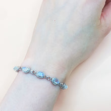 Load image into Gallery viewer, Oval Shaped Moonstone S925 Sterling Silver Bracelet