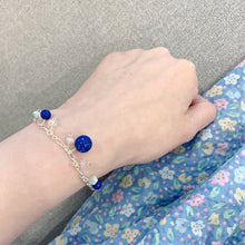Load image into Gallery viewer, Lapis Lazuli & Opal Sterling Sliver Bracelet