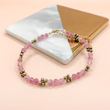 Load image into Gallery viewer, Pink Tourmaline 14k Gold Filled Bracelet

