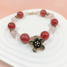 Load image into Gallery viewer, Strawberry Quartz S925 Sterling Bracelet
