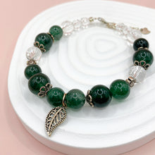 Load image into Gallery viewer, Green Strawberry Quartz S925 Sterling Bracelet

